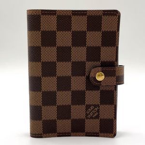Louis Vuitton Agenda PM Damier System Notebook Cabas - Mini 6-hole PVC Brown